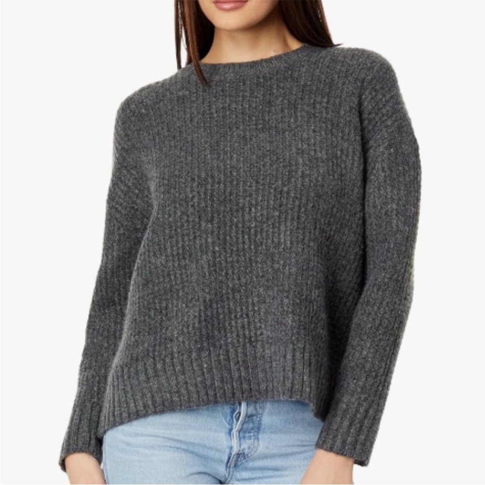 Vince Camuto Waffle Stretch sweater medium heather gray - XL - Picture 1 of 11